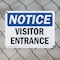 Signmission Visitor Entrance OSHA Notice Sign, Plastic, 10in W x 7in L, 2PK OS-2PACK-NS-P-710-L-18882 - alternate 7